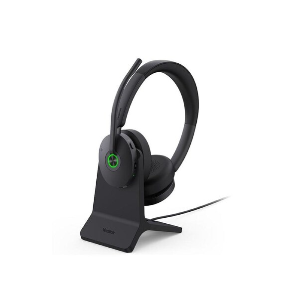 Yealink BH74 with Stand UC USB-C/A Bluetooth Headset, Bluetooth Heaadset, Active Noise Cancellation, Acoustic Shield, Wireless range 50 m, talk time of up to 32 hours