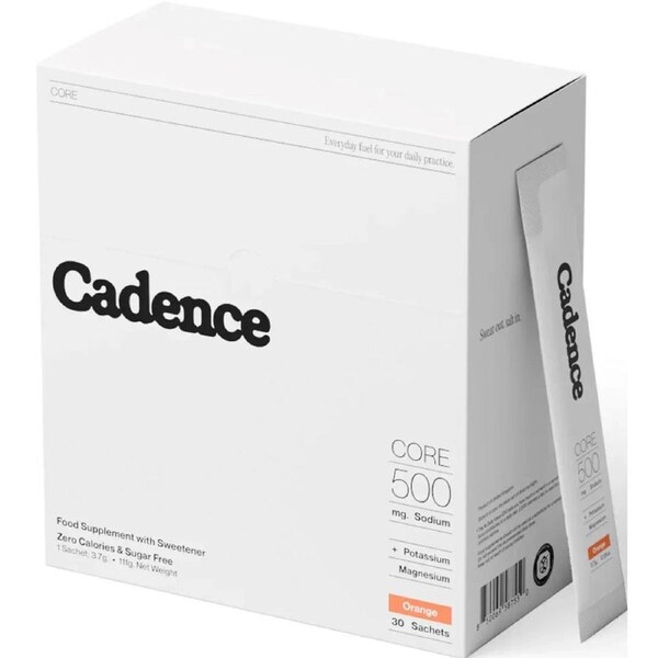 Cadence Electrolyte Sport Hydration Drink Sachets Powder Orange 5g 30 Pack