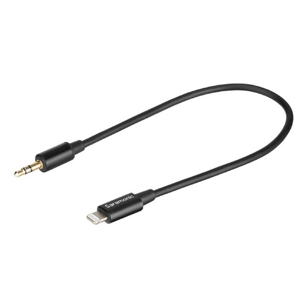 Saramonic SR-C2000 3.5mm TRS Male to Lightning Adapter Cable Black