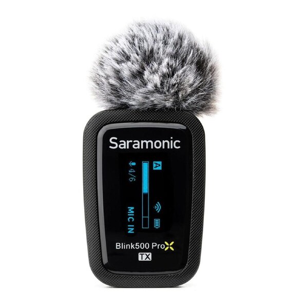 Saramonic Blink 500 ProX B1 Digital Camera-Mount Wireless Omni Lavalier Microphone System (2.4 GHz) Black