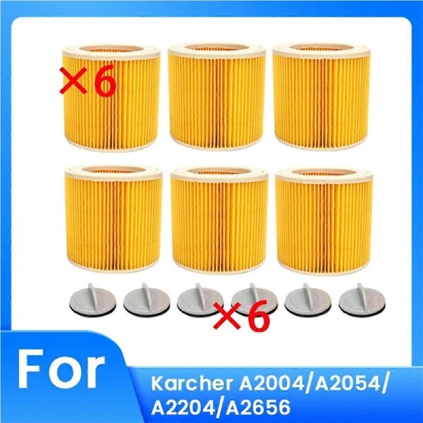 6pcs Filter and 6pcs Vacuum Cleaner Lock for A2004/A2054/A2204/A2656 Vacuum Cleaner Accessories