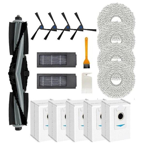 Accessories Kit Compatible for X2 Omni E/X2 Combo Robot Vacuum,Main Brush,Side Brush, Hepa Filters