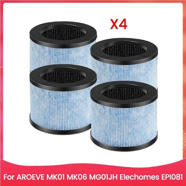 4PCS Air Purifier Filter Element for MK01 MK06 MG01JH EPI081 Air Purifier Accessories Replacement Parts