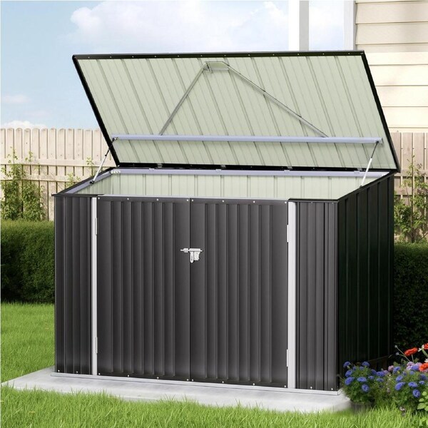 Giantz Garden Shed 2.22x0.91M Bike Sheds Outdoor Storage Tool Workshop House Shelter Double Door