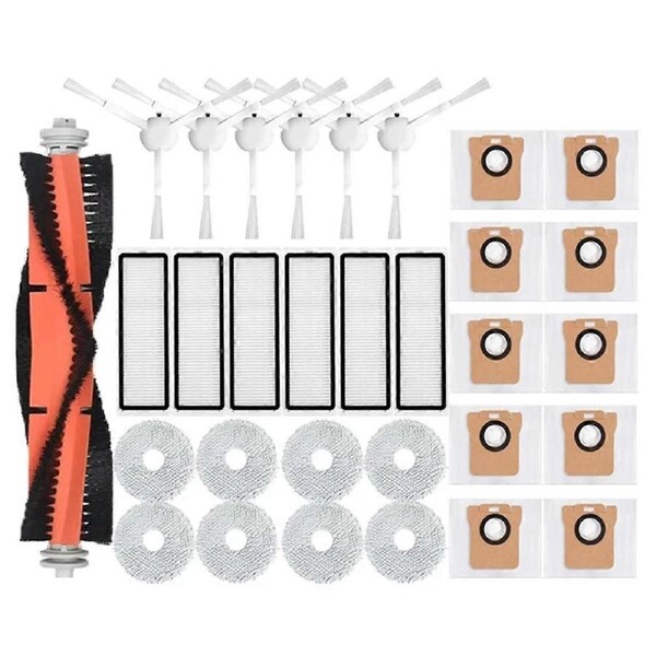For Robot Vacuum X10+ X10 Plus B101GL Spare Parts Accessories Main Side Brush Hepa Filter Mop Cloth Dust Bags