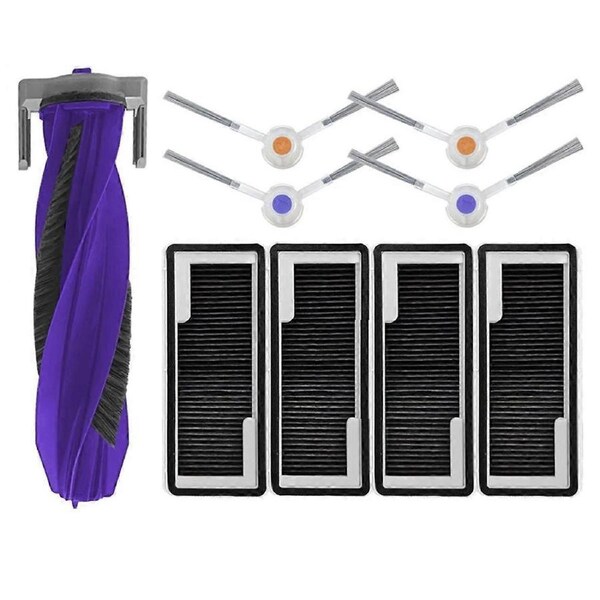 For Freo X Plus Robot Vacuum Parts Main Side Brush Activated Carbon Hepa Filter Dust Bag Brush Cover