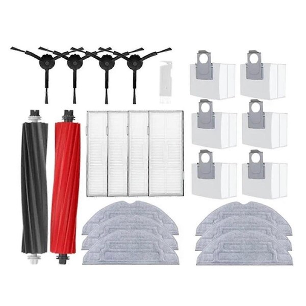 For S8 S8 Pro Ultra S8+ Robot Vacuum Spare Parts Main Side Brush Mop Cloths HEPA Filters Dust Bags Accessories