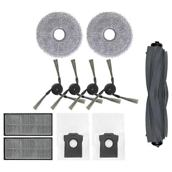 For X40 / X40 Pro/ X40 Ultra Robot Vacuum Cleaner Main Side Brush Hepa Filters Mop Cloth Dust Bags Spare Parts