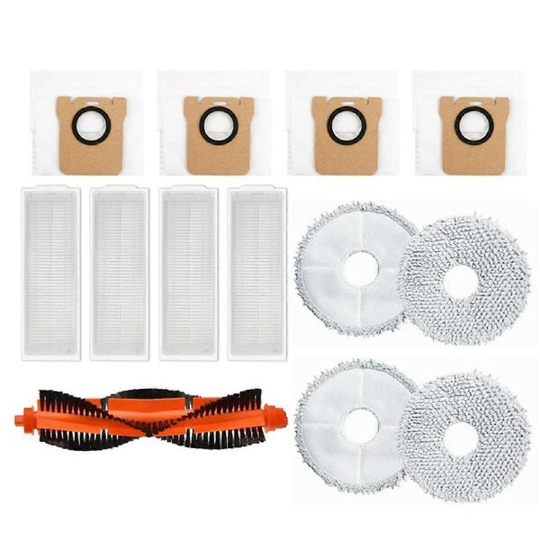 For M30 Pro / C107 Robot Vacuum Replacement Parts Main Brush Hepa Filter Mop Cloth Dust Bag Accessories