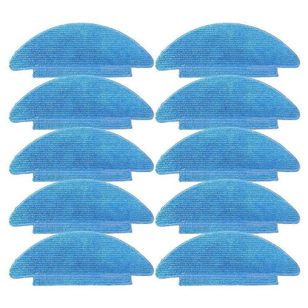 10Pc Mop Pads for 7490 Eternal ,for 7490 Eternal X-Treme Robot Vacuum Cleaner Mop Cloths