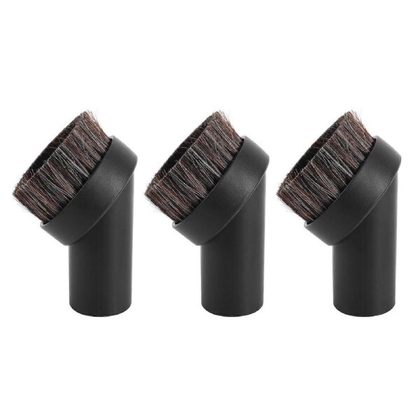 3 Pieces Vacuum Cleaner Attachment Soft Horsehair Bristle Dusting Brush Vacuum Replacement,Cleaning Tools,Inner Dia 32mm