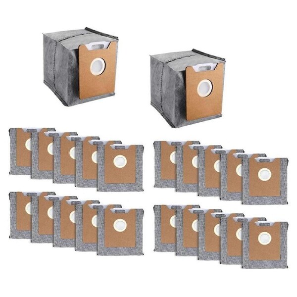 22pcs Replacement Dust Bags for Clean G35+, G40+, G40 Hybrid+ Auto-Empty Station, Dust Bags Vacuum Accessories