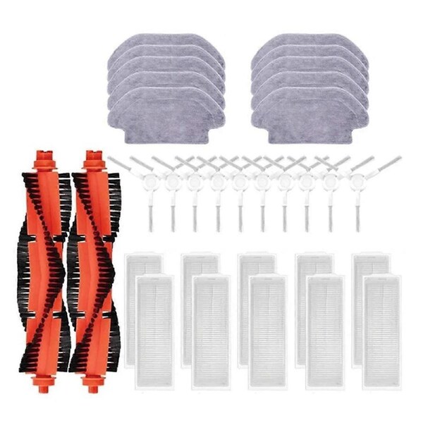 For Robot Vacuum S10 S12 T12 B106GL/ Mop 2S XMSTJQR2S / 3C B106CN Parts Main Side Brush Hepa Filter Mop Cloth