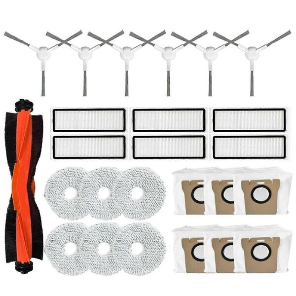 For Robot Vacuum X20+ / X20 Plus Replacement Accessories Hepa Filter Mop Cloth Dust Bag
