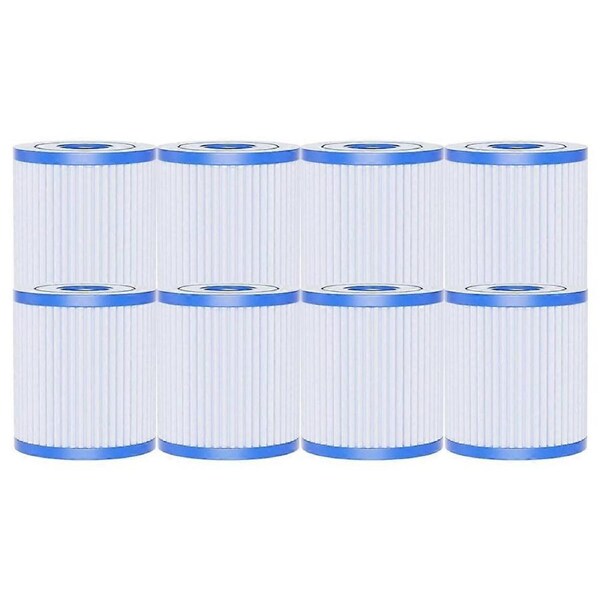 8 Pack Pool Filter H for 29007E Type H Pool Filter , 330 Filter Pump Above Ground Pool Filters