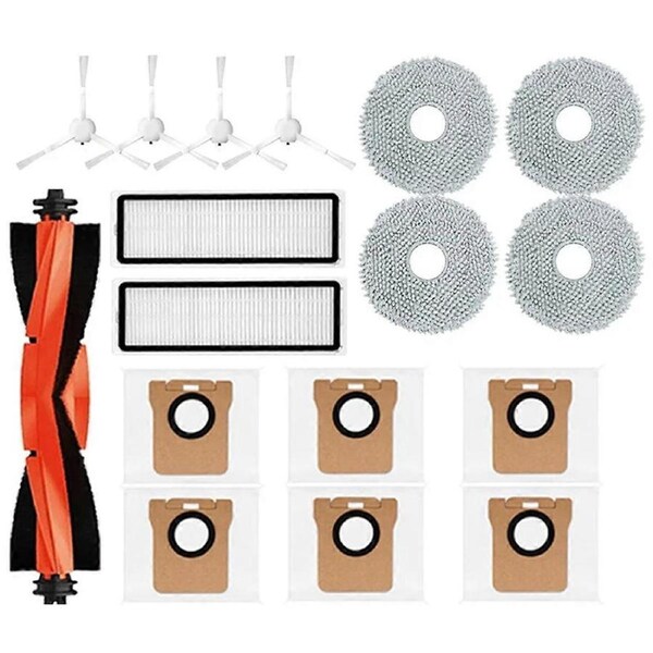 For Robot Vacuum X20 + / X20 Plus Parts Accessories Main Side Brush Hepa Filter Mop Cloth Dust Bag Replacement