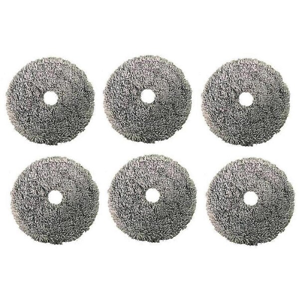 6Pcs Washable Mop Cloth for U200 Robotic Vacuum Cleaer Replacement Spare Parts