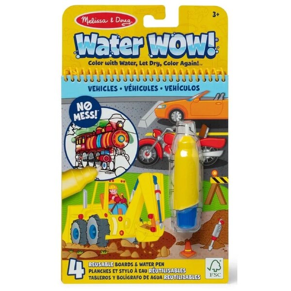 Melissa & Doug - On The Go - Water WOW! - Vehicles