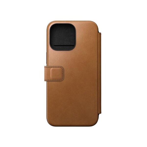 NOMAD Leather Folio - iPhone 15 Pro Max - English Tan - NMD