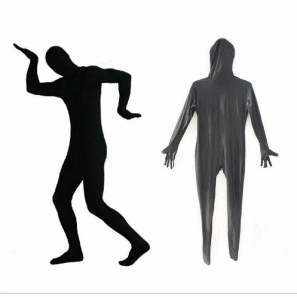 Parties Adult Spandex Costume Black Full Stretch Body