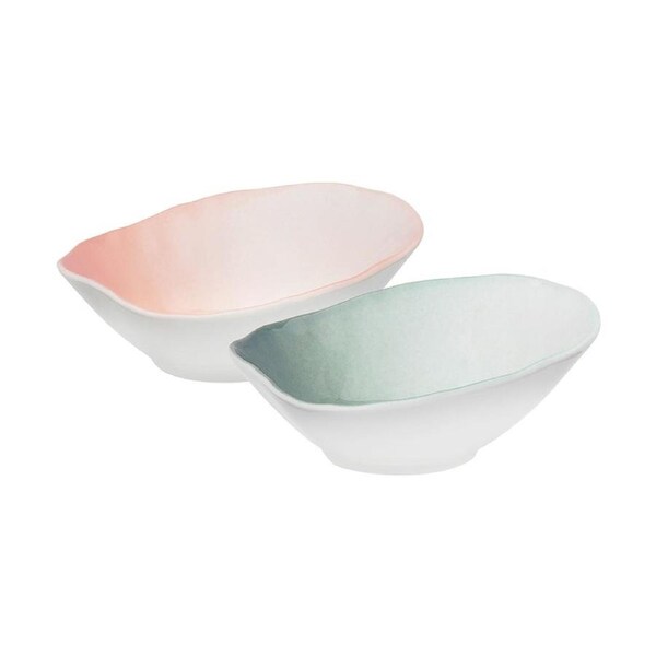 Ecology Oyster Dip Bowls 10cm Set of 2 - Pink Salt & Meadow (S)