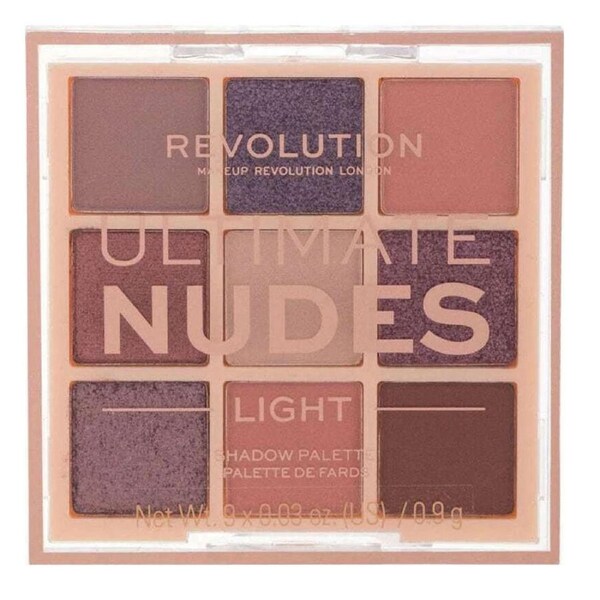 Revolution Ultimate Nudes Shadow Palette 8.1g LIGHT