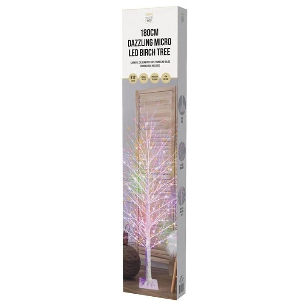 LED Birch Tree Carnival 180cm