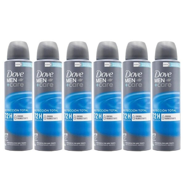 6PK Dove Men+Care Antiperspirant Deodorant Spray 72H Protection 150ml