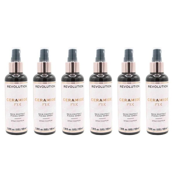 6PK Revolution Ceramide Fix Skin Protect Fixing Spray Mist Makeup 150ml