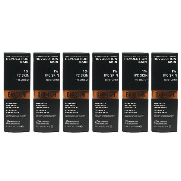 6x Revolution Skin 1% IPC Treatment Serum Blemish Control Face Care 15ml