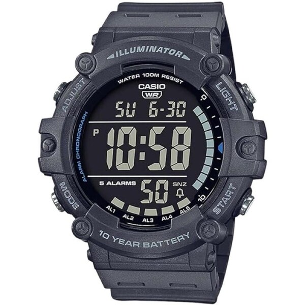 Casio Watches AE-1500WH-8BVD AE-1500 AE1500 AE1500WH AE-1500WH-8B Sports Swimming, World Time, 5-Alarms, Stopwatch, Timer
