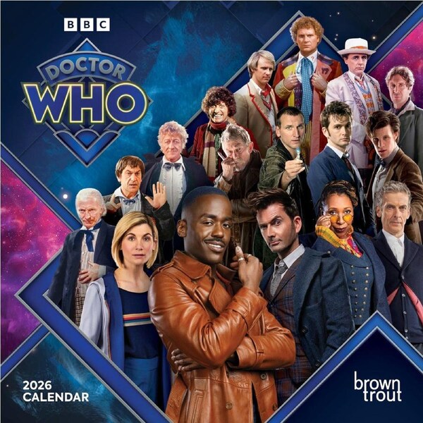 2026 Calendar Doctor Who Square Wall, BrownTrout A06040