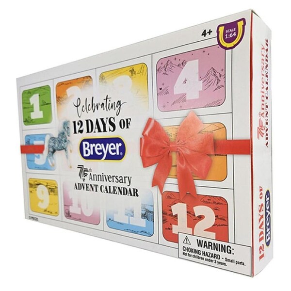 Breyer Horses Advent Calendar Activity 75th Anniversary Celebrating 12 Days of Breyer 10325