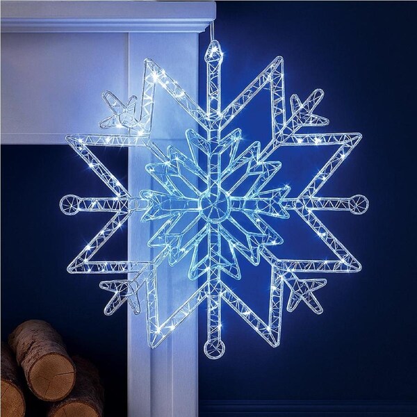 Outdoor Micr-LED Christmas Snowflake Silhouette