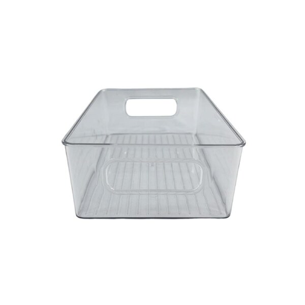 Clear Multi-Use Storage Tub With Lip – Small