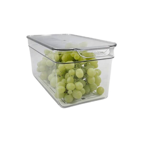 Clear Fridge Organiser with Lid