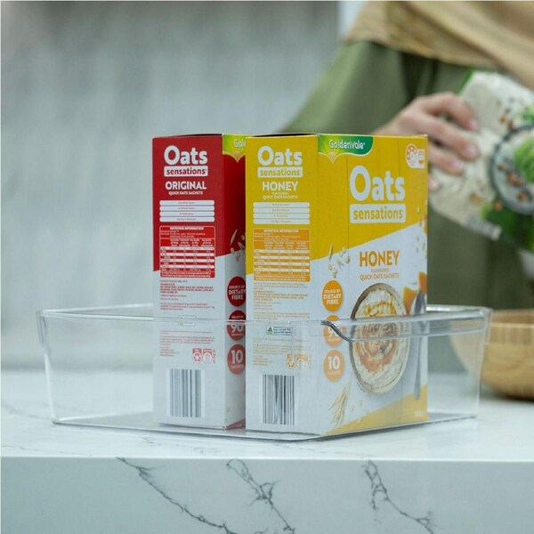 Clear Stackable Tub With Lip – XL