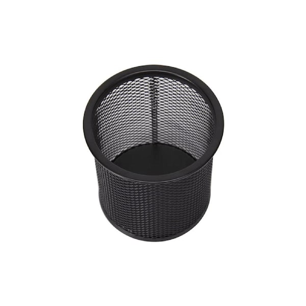 Black Mesh Pen Cup for Desk Organisation