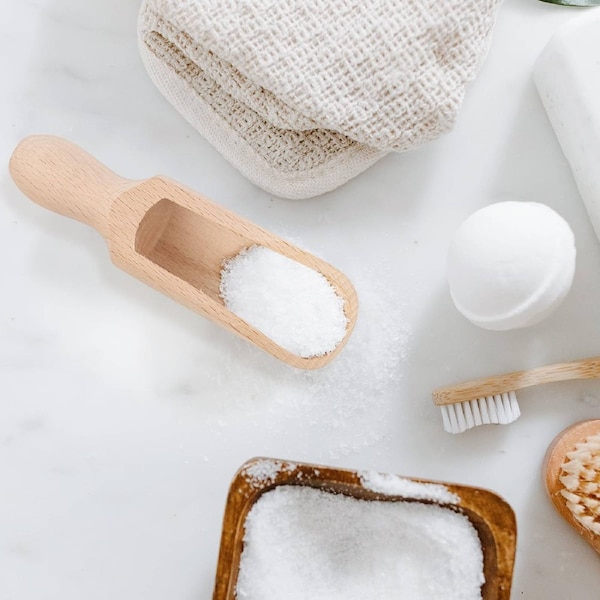 Large Wooden Scoop - Durable Beechwood Kitchen & Laundry Tool