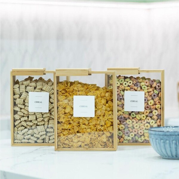 Bamboo Food Dispenser – 3L