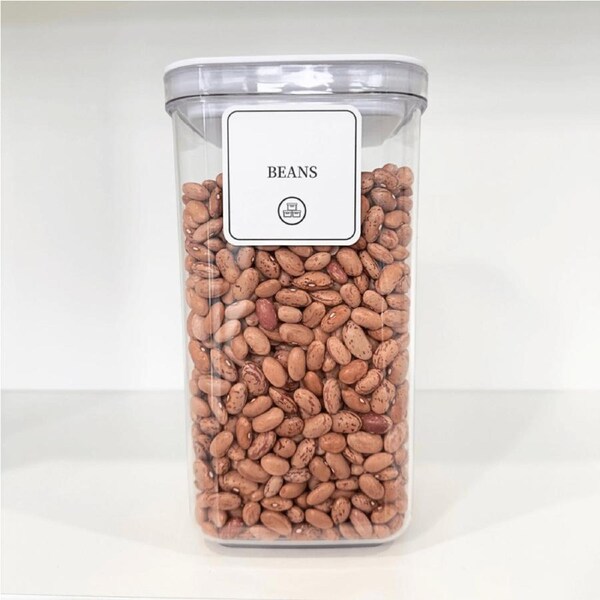 White Airtight Container with Twist Lock – 2100ml