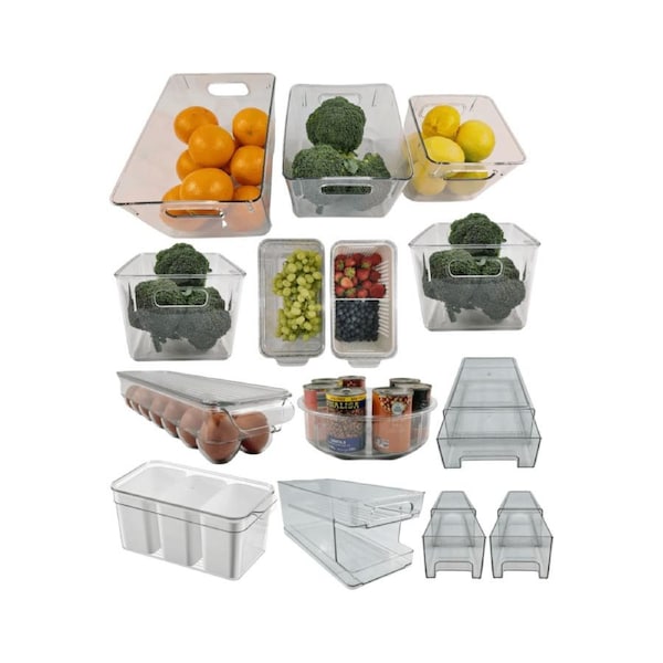 14-Piece Fridge Organisation Starter Pack