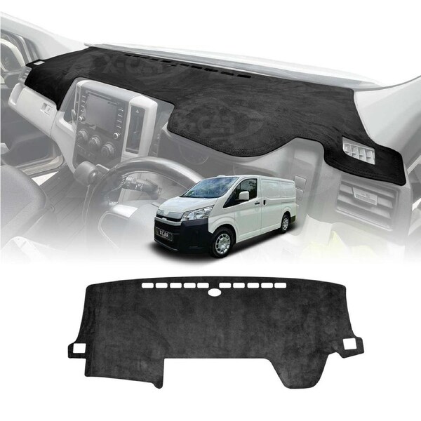 Dash Mat for Toyota HiAce Van 2019-Onwards Non-Slip Microfiber Pad Cover Interior Accessories