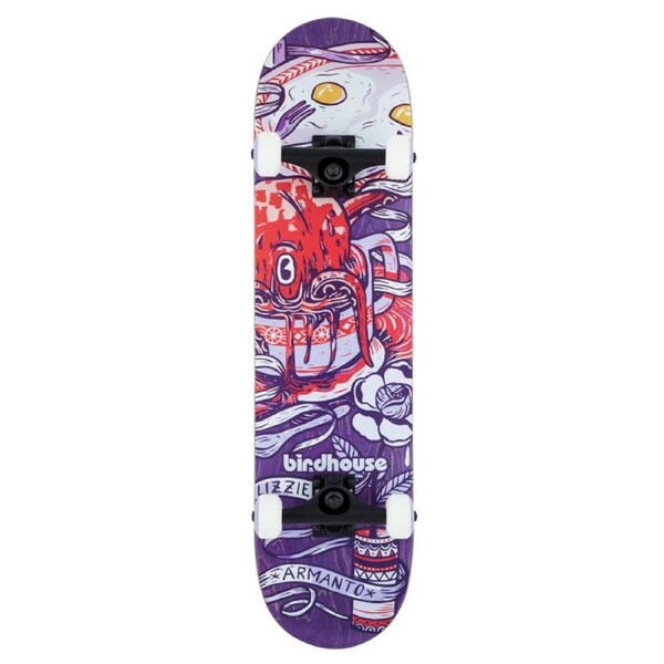Birdhouse Tony Hawk Level 3 Lizzie Armanto Favourites Purple 7.75 Complete Skateboard