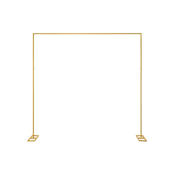 3m Wedding Arch Backdrop Stand – Square Metal Frame for Balloons & Flowers