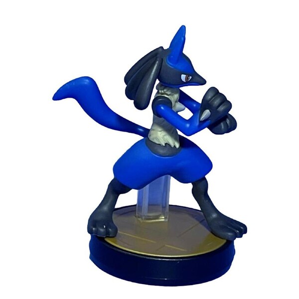 Super Smash Bros Collection N0.34 Lucario Nintendo Amiibo Loose (Preowned)