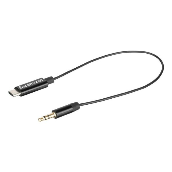 Saramonic SR-C2001 3.5mm Male TRS to USB-C Audio Adapter Cable Black