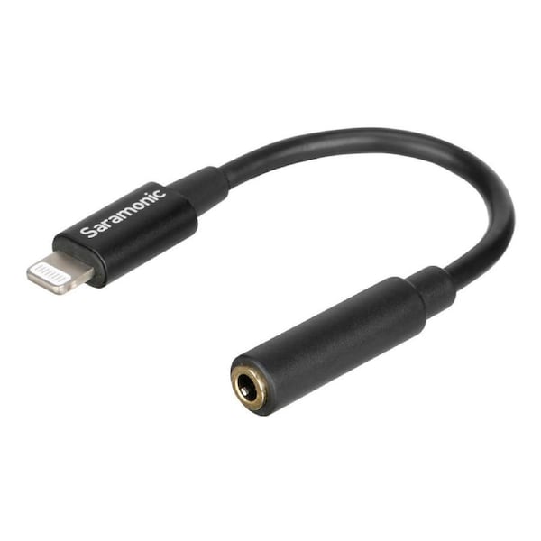 Saramonic SR-C2002 3.5mm TRRS Female to Lightning Adapter Cable Black