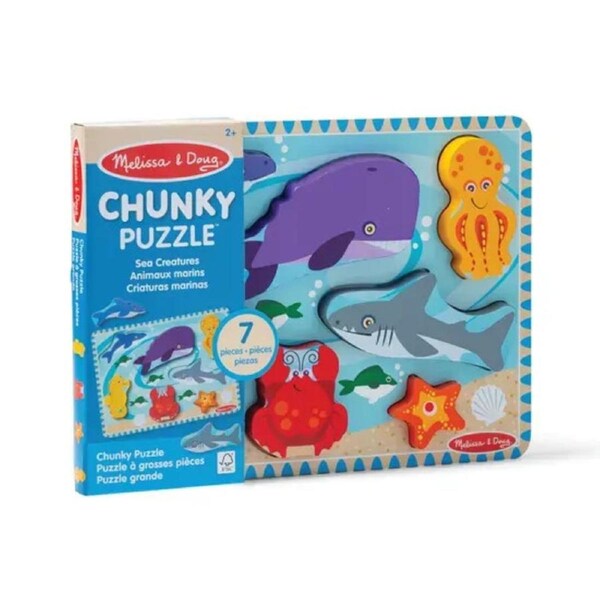 Melissa & Doug Sea Creatures Chunky Puzzle