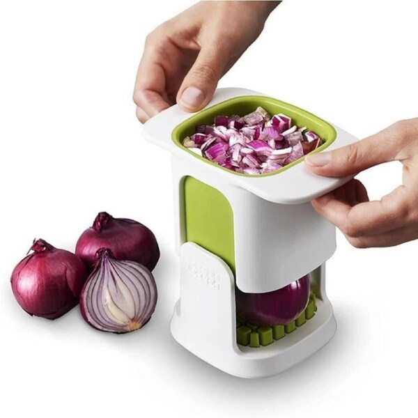 Joseph Joseph ChocoCup Vegetable Dicer Chopper in White/Green